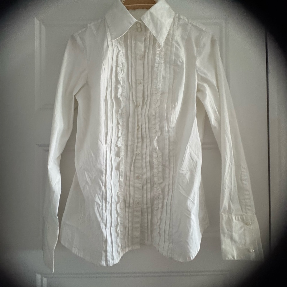 LOFT Classic White Blouse New